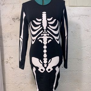 Divided skeleton dress